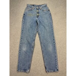 Vintage 90s Levi's 512 Jeans Women's Medium Blue Slim Fit Tapered Leg High Waist